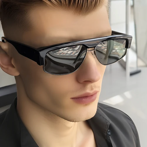 Imagen 2 del producto Gafas de sol de aleación de acetato de alta calidad para hombre, gafas de sol polarizadas de piloto, gafas de sol rectangulares para hombre y mujer, gafas de sol para hombre UV400