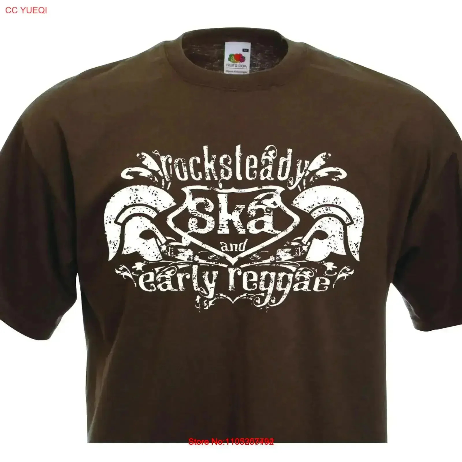 Vintage 60's Rocksteady Ska Early Reggae Rough Boy Jamaica Leather 69's T Shirt Washed Casual designer clothes graphic vintage