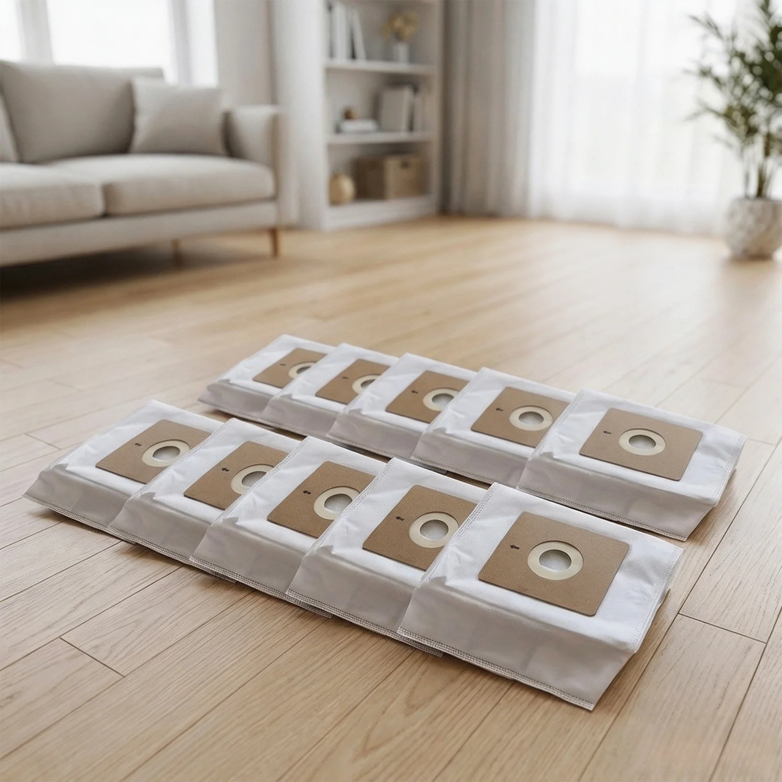Automatic Emptying Vacuum Cleaner Bag Vacuum Cleaner Bags Meltblown Fibres Material Non-woven Fabric Layer For Household Use