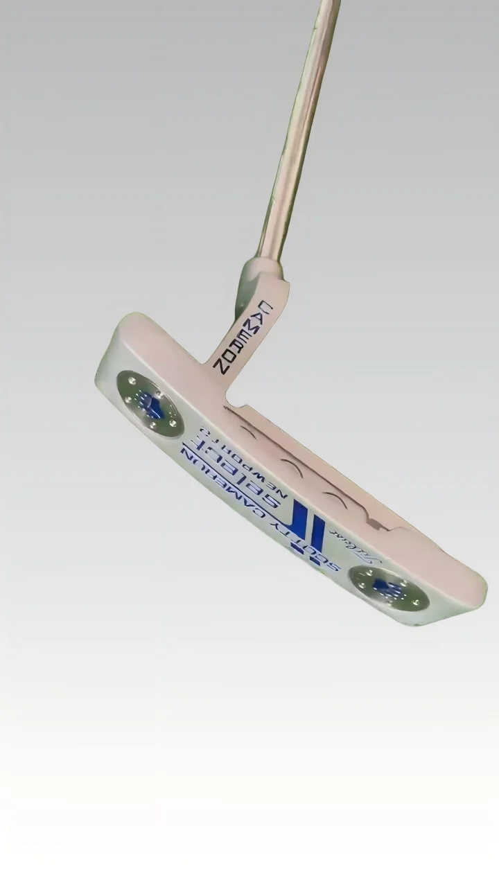 

Blue Golf Putter - Signature L-Neck Shaft, Precision Balanced Blade with Alignment Grooves