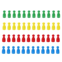 48pcs Wooden Chess Pieces Board Board Board Game Chess Pieces Pawns Accessories Human Shape Chess Chessman Chess Educational