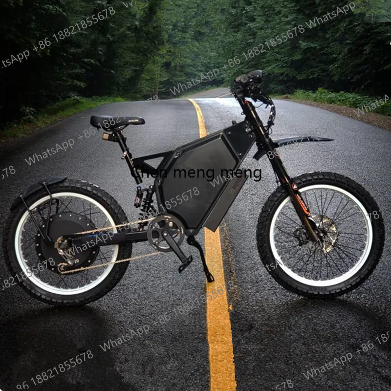 New Arrival Electric Motorized Bicycle 72V 12000W 15000w Adult Mountain Electric Bike With 100km/h Fast Speed