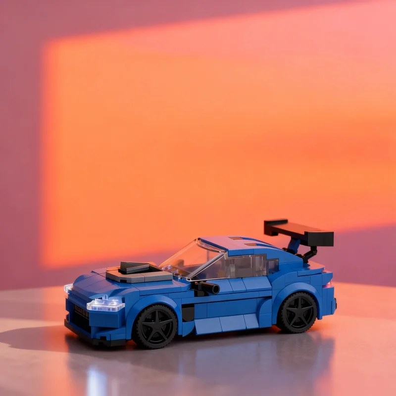 

302pcs MOC Forded Mustangesd City Champions Model Building Blocks Construction Assemble DIY Creative Christmas Gift Toy Idea