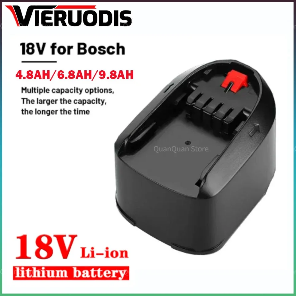 

For Bosch 18V 4800mAh Replacement Battery for PBA PSB PSR PST Rechargeable Screwdriver Batteries AL1830CV AL1810CV