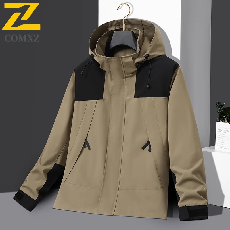 سترة واقية من الرياح من EiAO للزوجين خفيفة الوزن للربيع والخريف مقاومة للماء وقابلة للتنفس معطف عصري للاستخدام الخارجي للتخييم والصيد #4