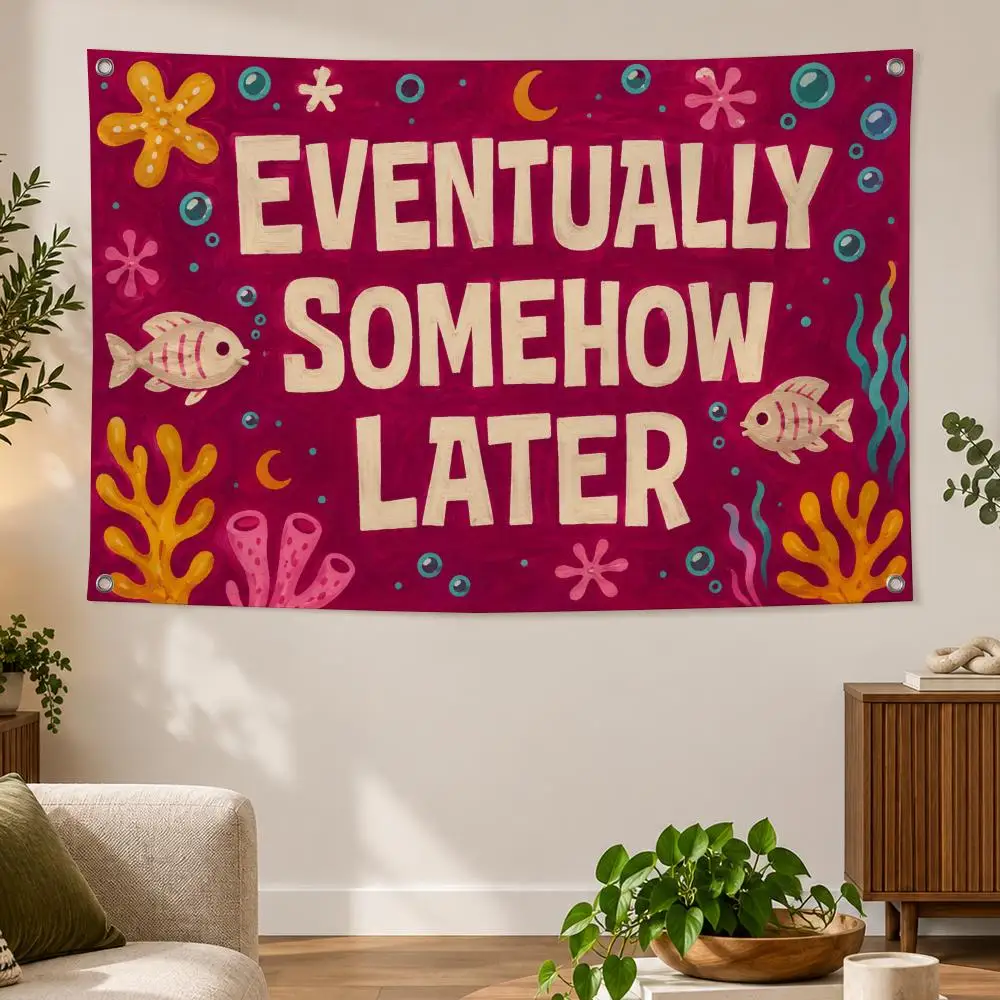 Meme Funny S-Several Bad Decisions Later Flags Banner Decor for Bedroom,Garden,Party,Club,Gaming Room,Indoor Outdoor