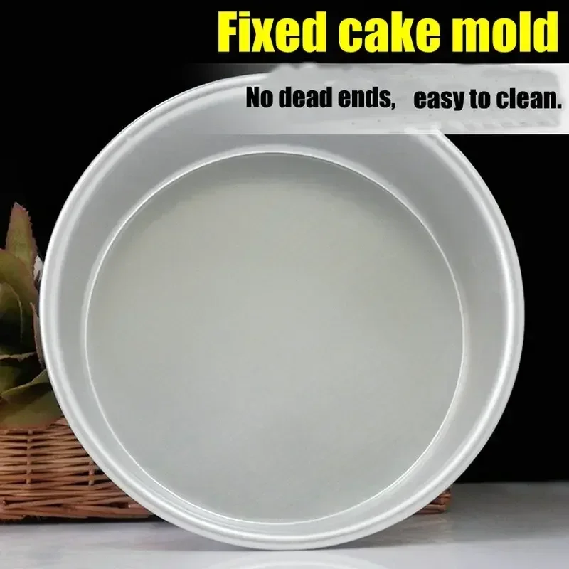 4-10 inch Aluminum Round Cake Bakeware solid bottom Chiffon die for aluminum alloy DIY Home baking mold pan tin