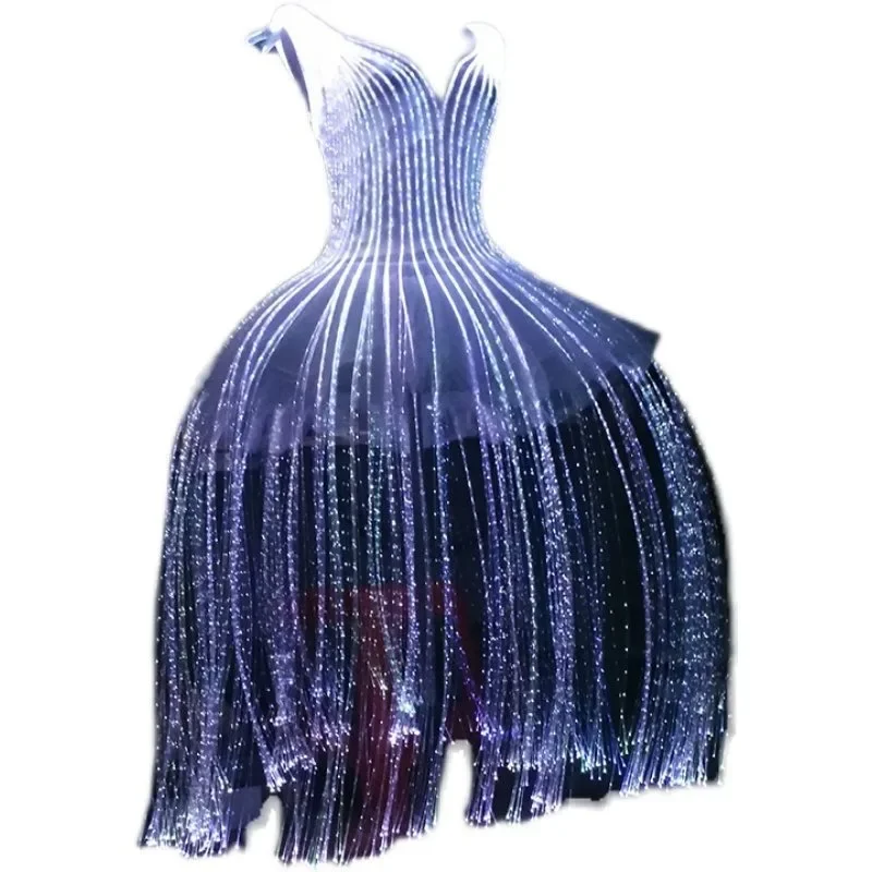 Luminous costumes LED fiber optic tutu, performance costumes
