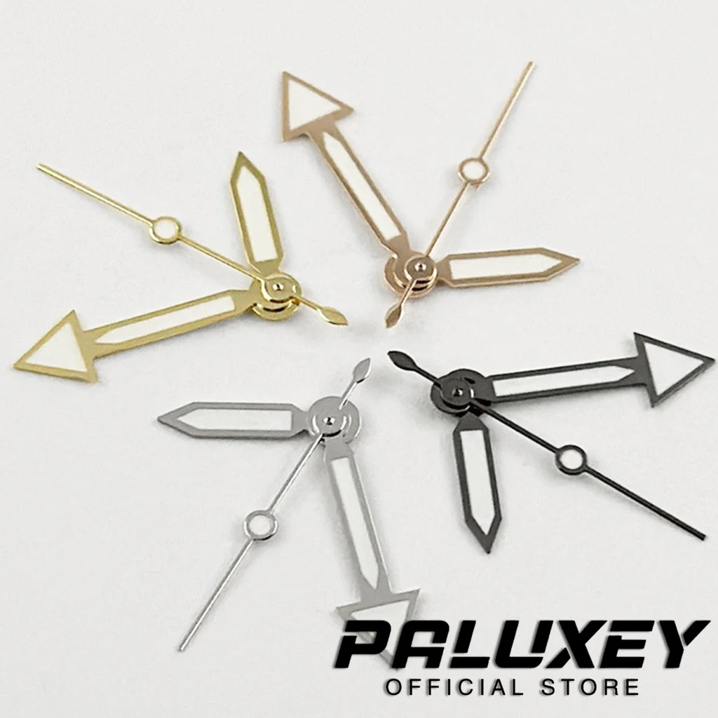 NH35 Hands Gun Silver Rose Gold Gold Watch Hands For NH35 NH36 NH38 NH39 NH70 NH72 Movement Watches Pointers Green luminou