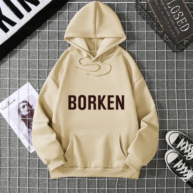 Dames sweatshirt met lange mouwen en capuchon uit 2025 met bedrukte retro hiphopstijl voor sport- en vrijetijdskleding over seizoenen CYXX 341