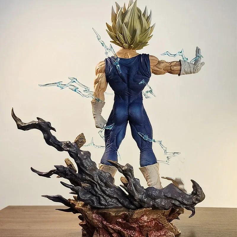 Dragon Ball Z Majin Vegeta Anime Figure Replace Head Pvc 33cm Action Figures Vegeta Figurine Gk Statue Collection Model Toy Gift