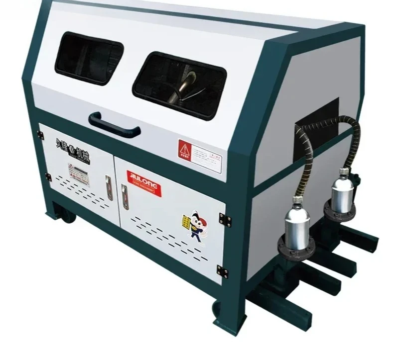Steel Metal Automatic double frame steel bar straightening and with Long Service Life