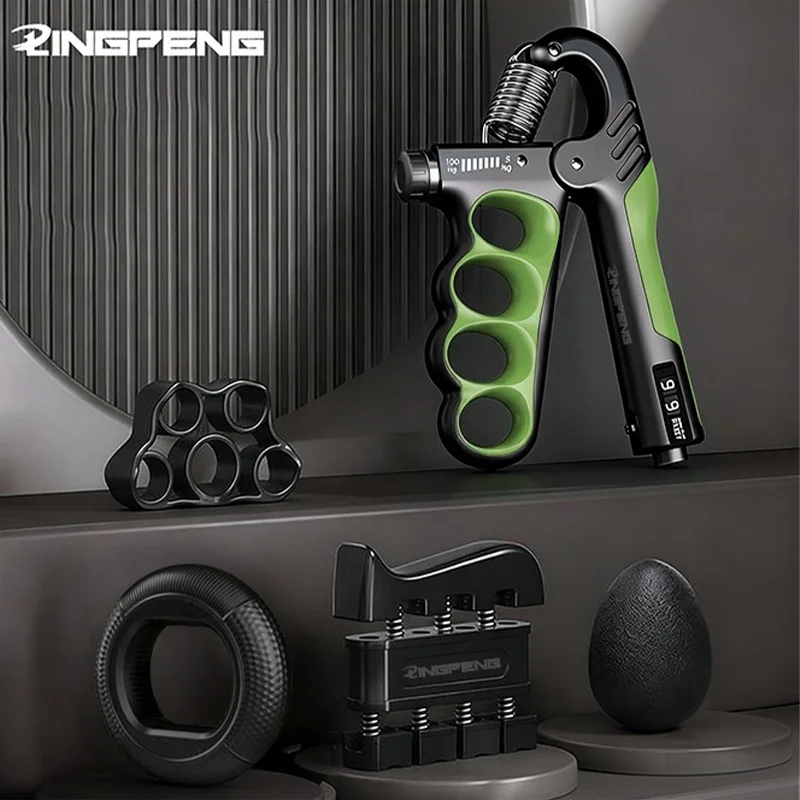 

5 шт., силовой тренажерный зал, расширитель запястья, усилитель для рук, регулируемое восстановление мышц, фитнес, силовые упражнения для рук