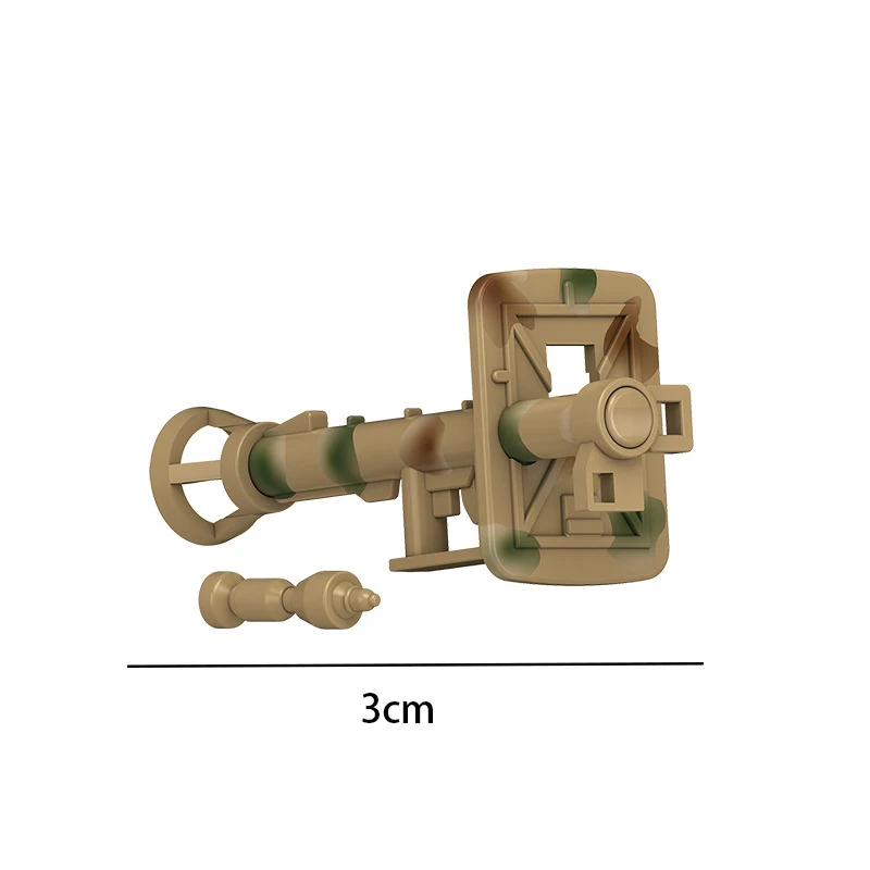 Duitse Panzerschreck Raketwerper Bouwstenen |   Gedetailleerde replica Militaire modelkit uit de Tweede Wereldoorlog voor verzamelaars