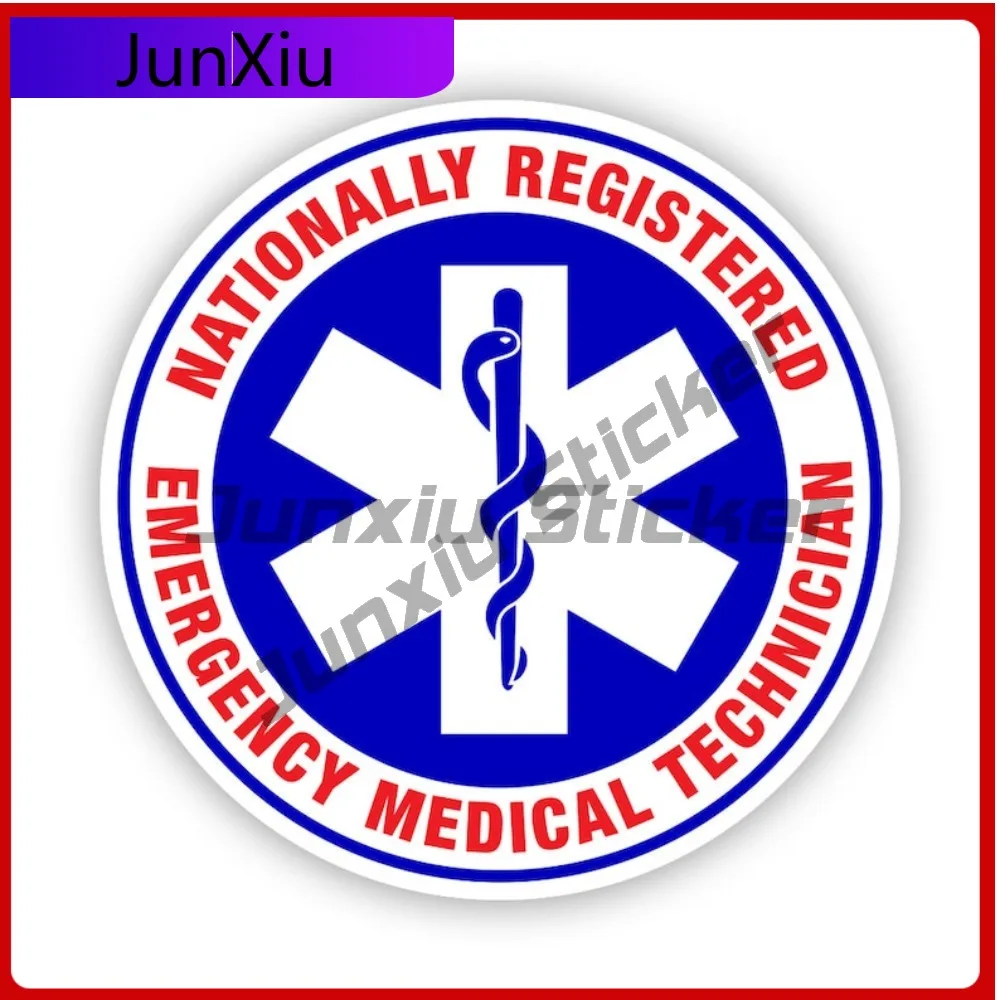 

Graphic Epic Nationally Registered Emt Medical Technician Sticker Decal American Made Uv Protected Nremt Decal Durable No Fade
