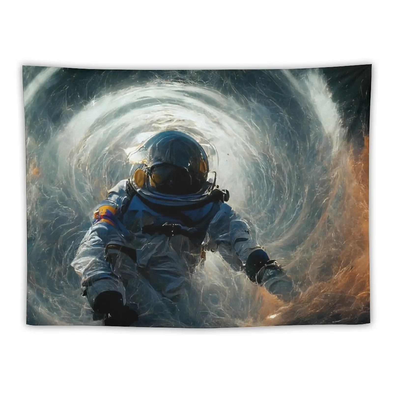 

Astronaut Falling Into a Space Vortex Midjourney Tapestry Japanese Room Decor Room Decorations Room Decore Aesthetic Tapestry