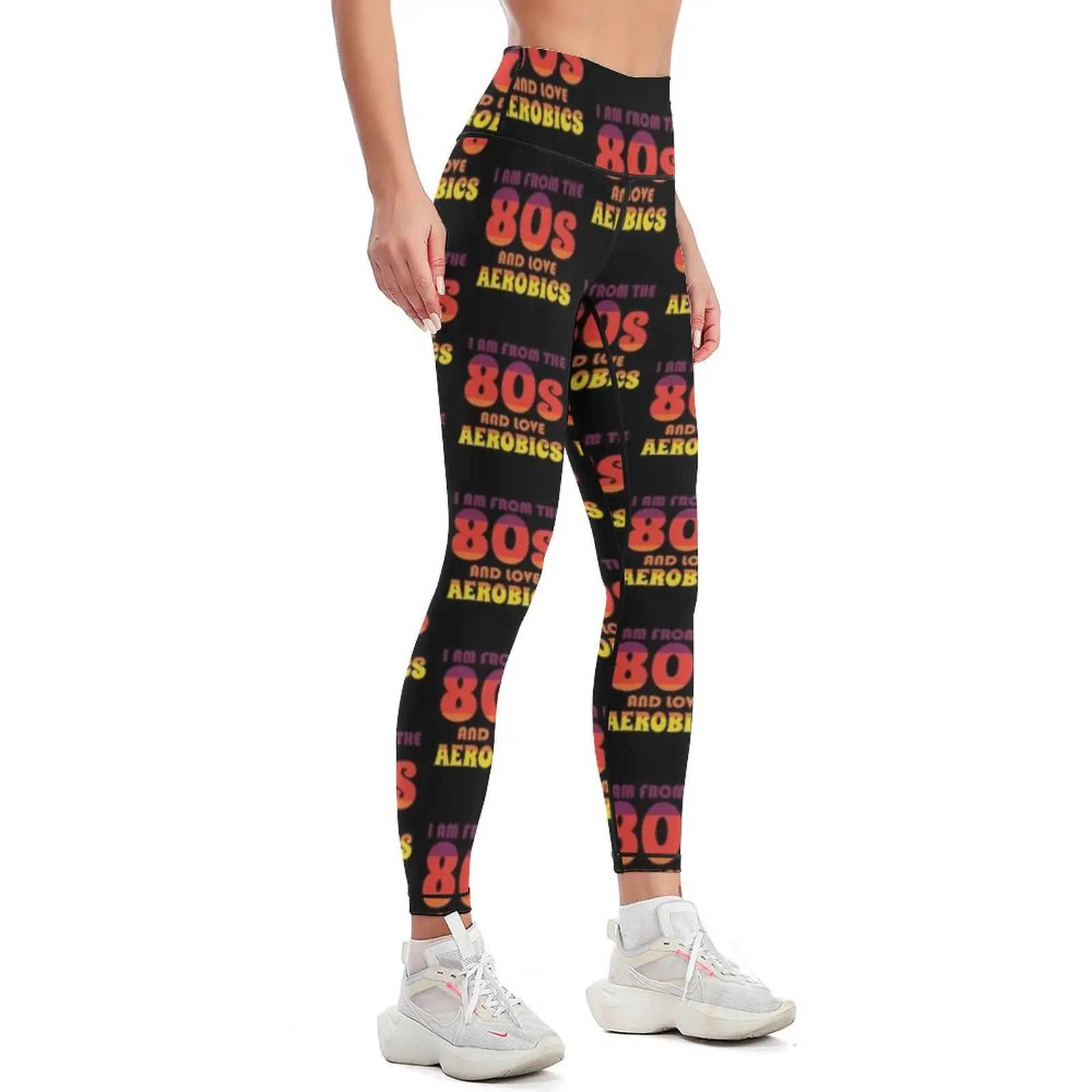 I Am From the 80s Ans Love Aerobics Aerobic Dance Leggings sports for Women's gym Womens Leggings