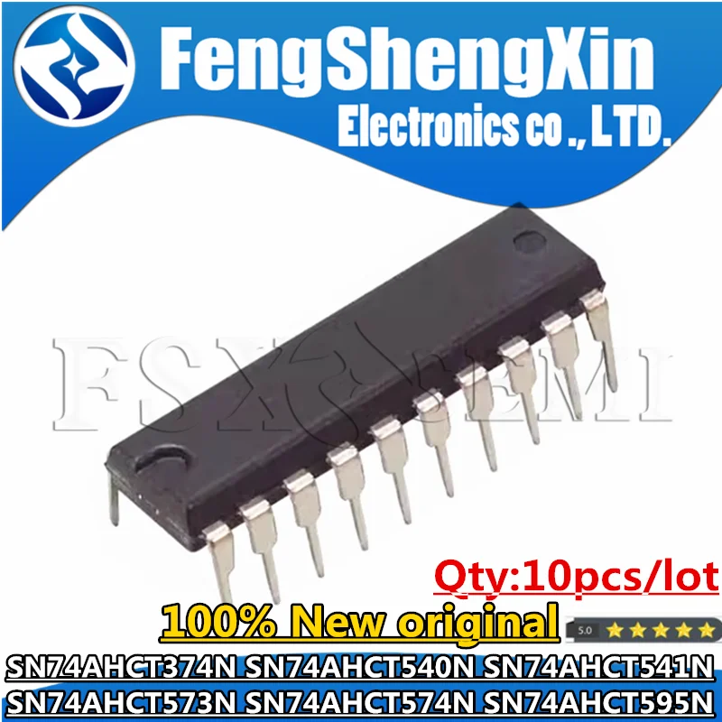 10pcs 100% New SN74AHCT374N SN74AHCT540N SN74AHCT541N SN74AHCT573N SN74AHCT574N SN74AHCT595N DIP Chips