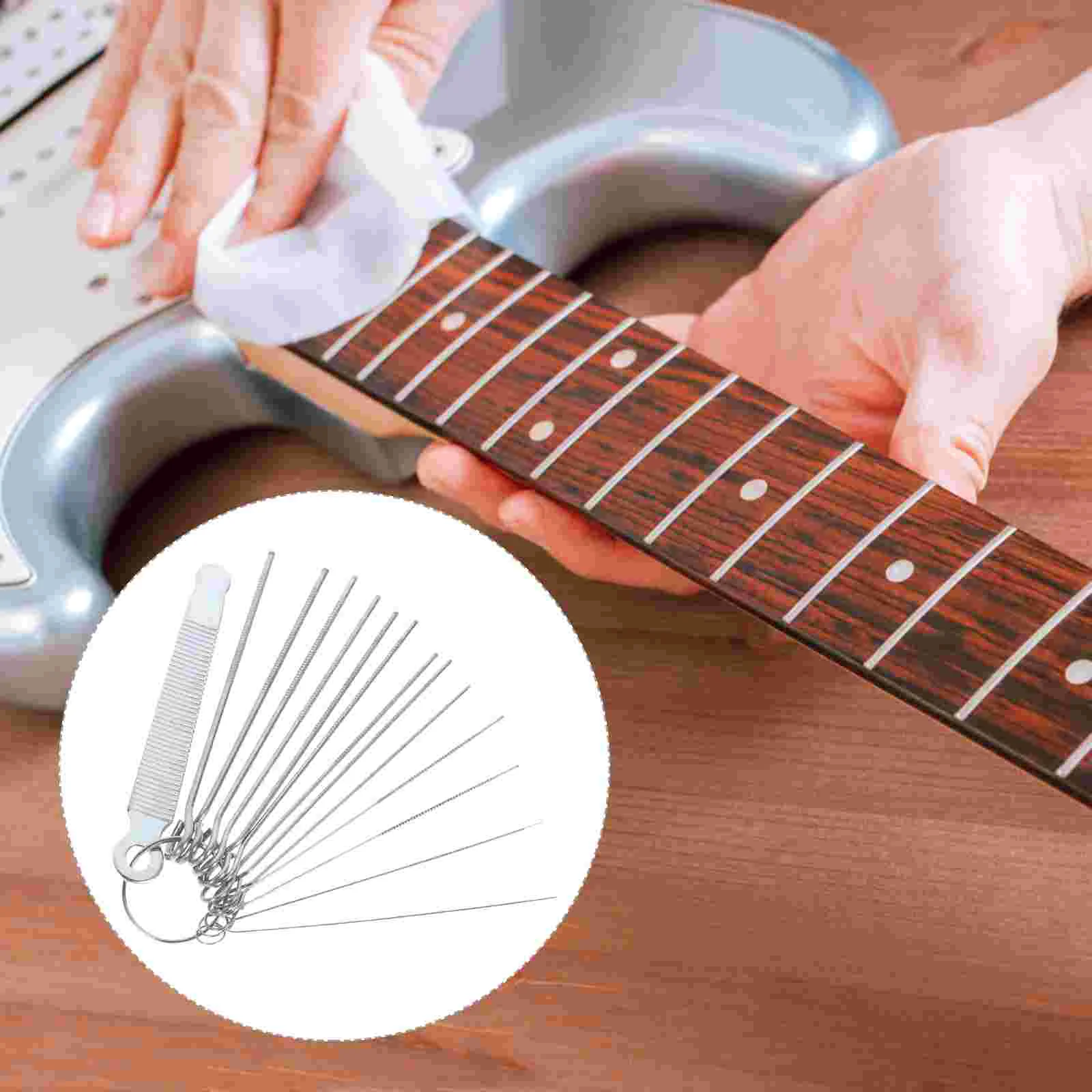

Fret Crowning File Guitar Luthier Tool Center Bankruptcy Sanding Nut Slotting Kit Rod for Earth Tones