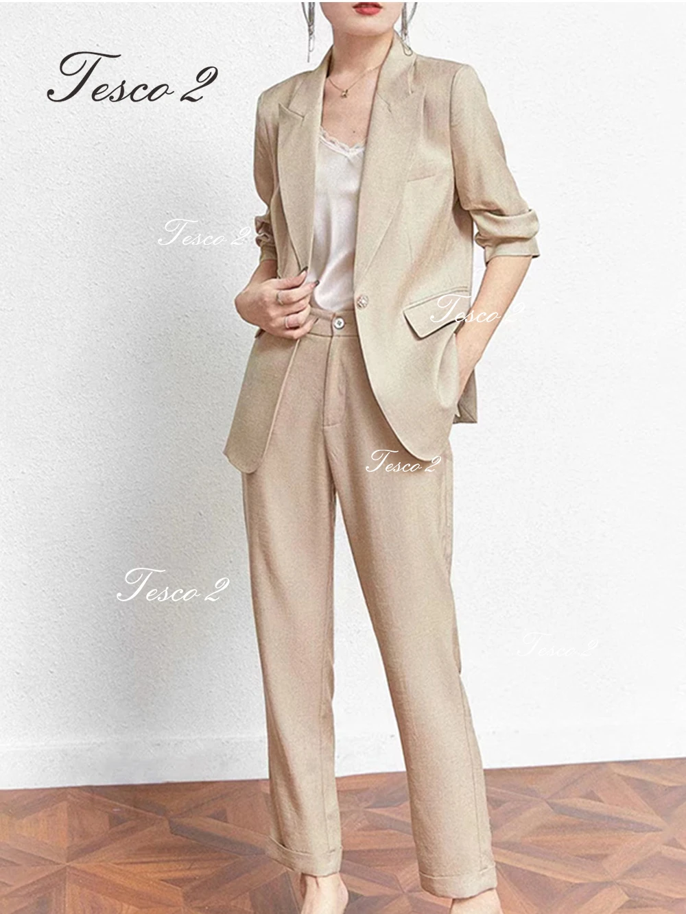 

New Business Women's Office Uniform Pantsuit Business Office Bespoke For Chic And Elegant Woman Set For Birthday Party Suit