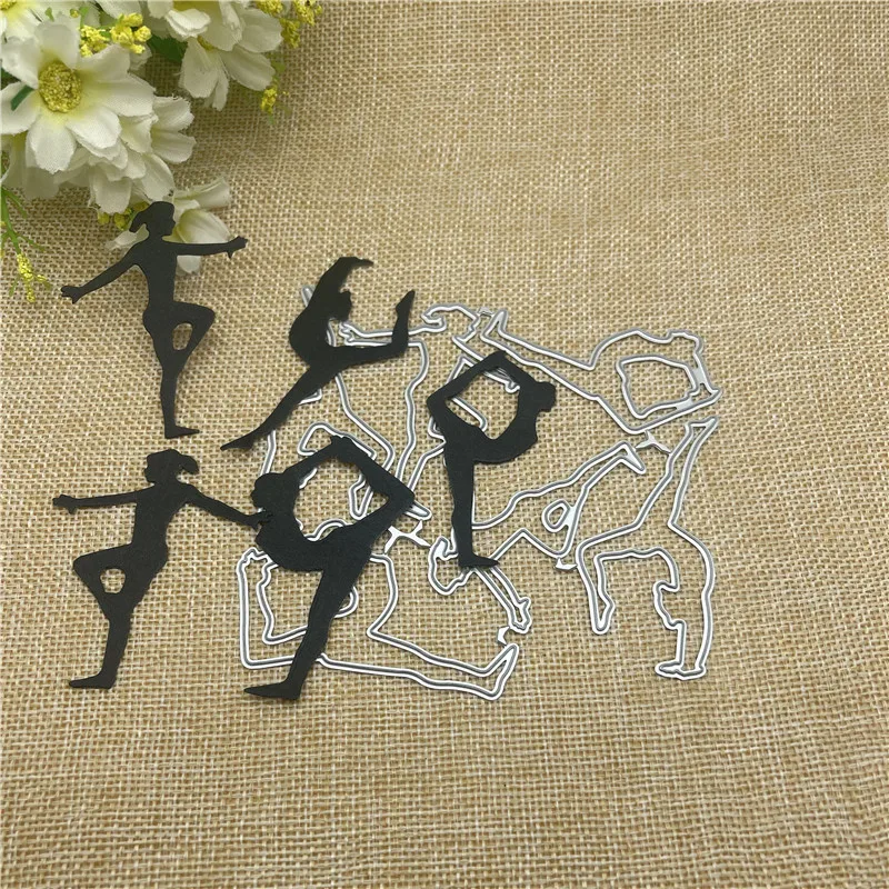 Dancing Girls Combination Suit crafts Metal Cutting Dies Stencils For DIY Scrapbooking Decorative Embossing Handcraft Template