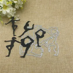 Dancing Girls Combination Suit crafts Metal Cutting Dies Stencils For DIY Scrapbooking Decorative Embossing Handcraft Template