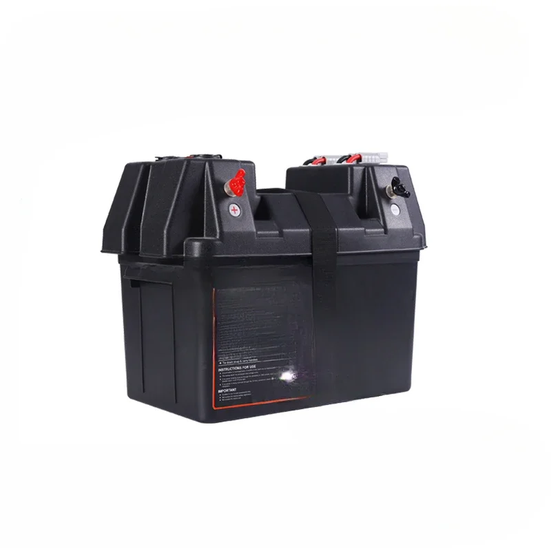 General lithium battery box Outdoor off-road portable multi-function battery box 12V mobile power box