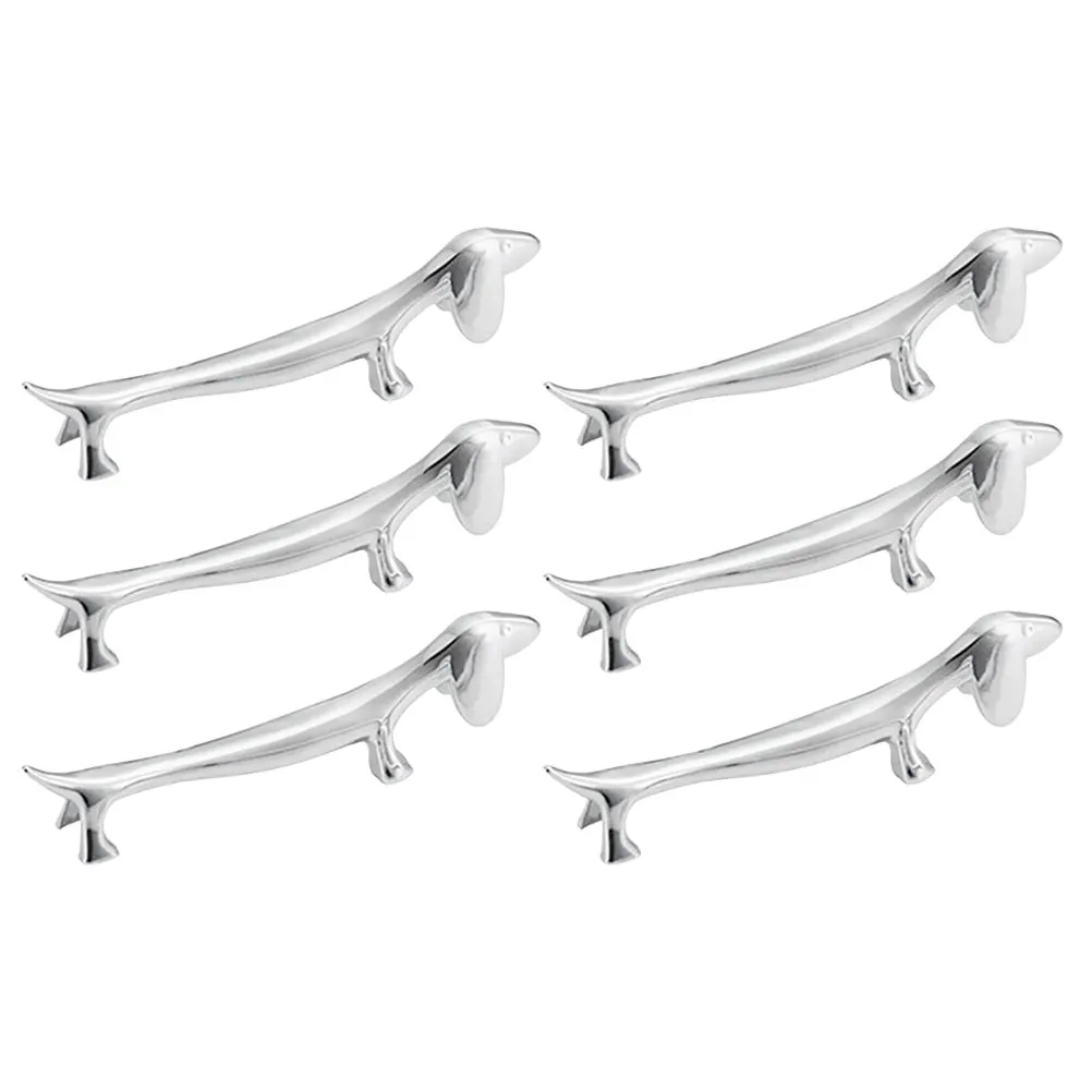 

Metal Puppy Chopstick Stand Zinc Alloy Dog Rest Holder Kitchen Accessory Spoon Fork Organizer Cutlery Decorative Racks Easy