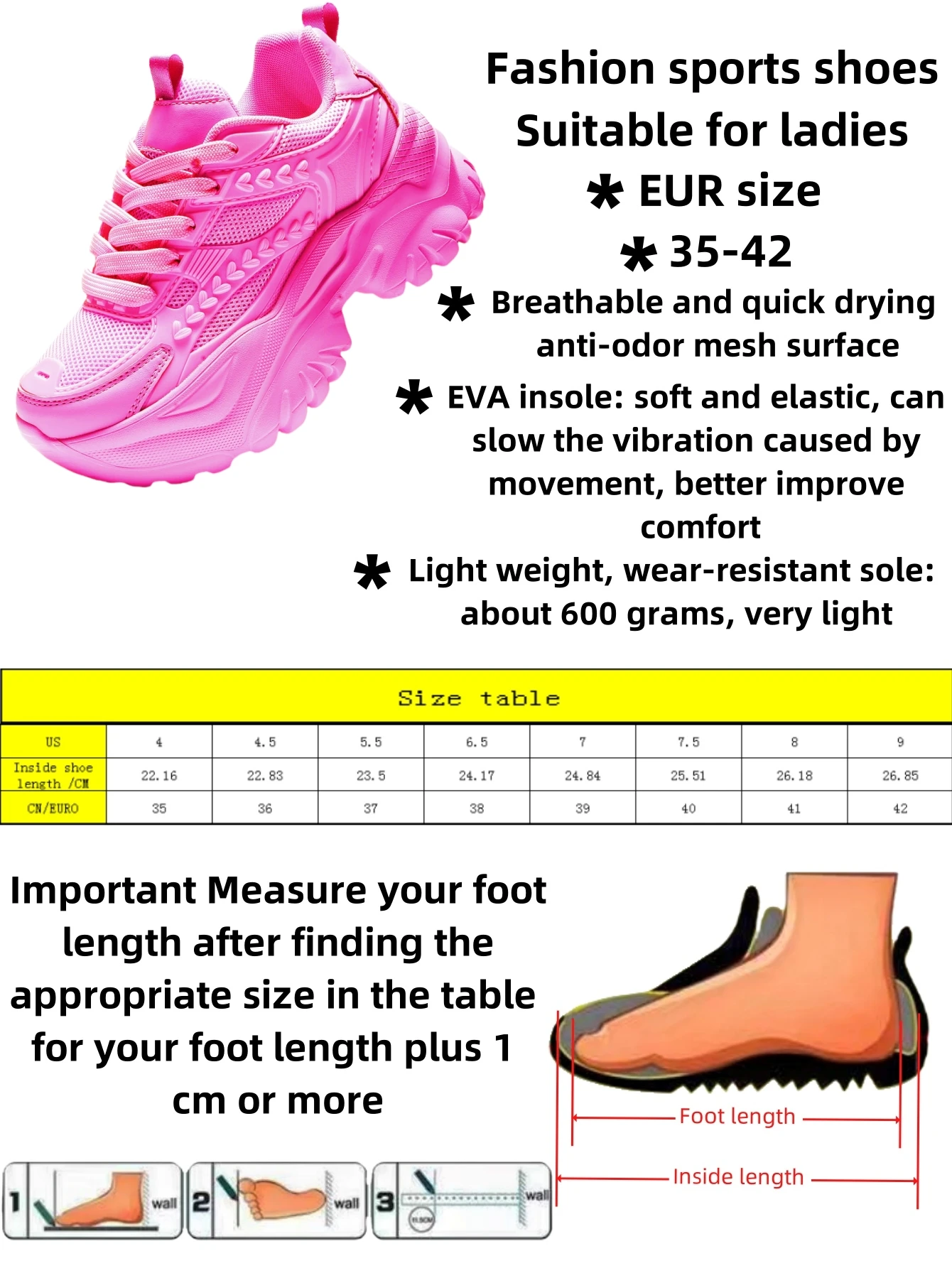 Women\'s four seasons outdoor sports shoes lightweight platform non-slip high-heeled women\'s shoes summer breathable sandals