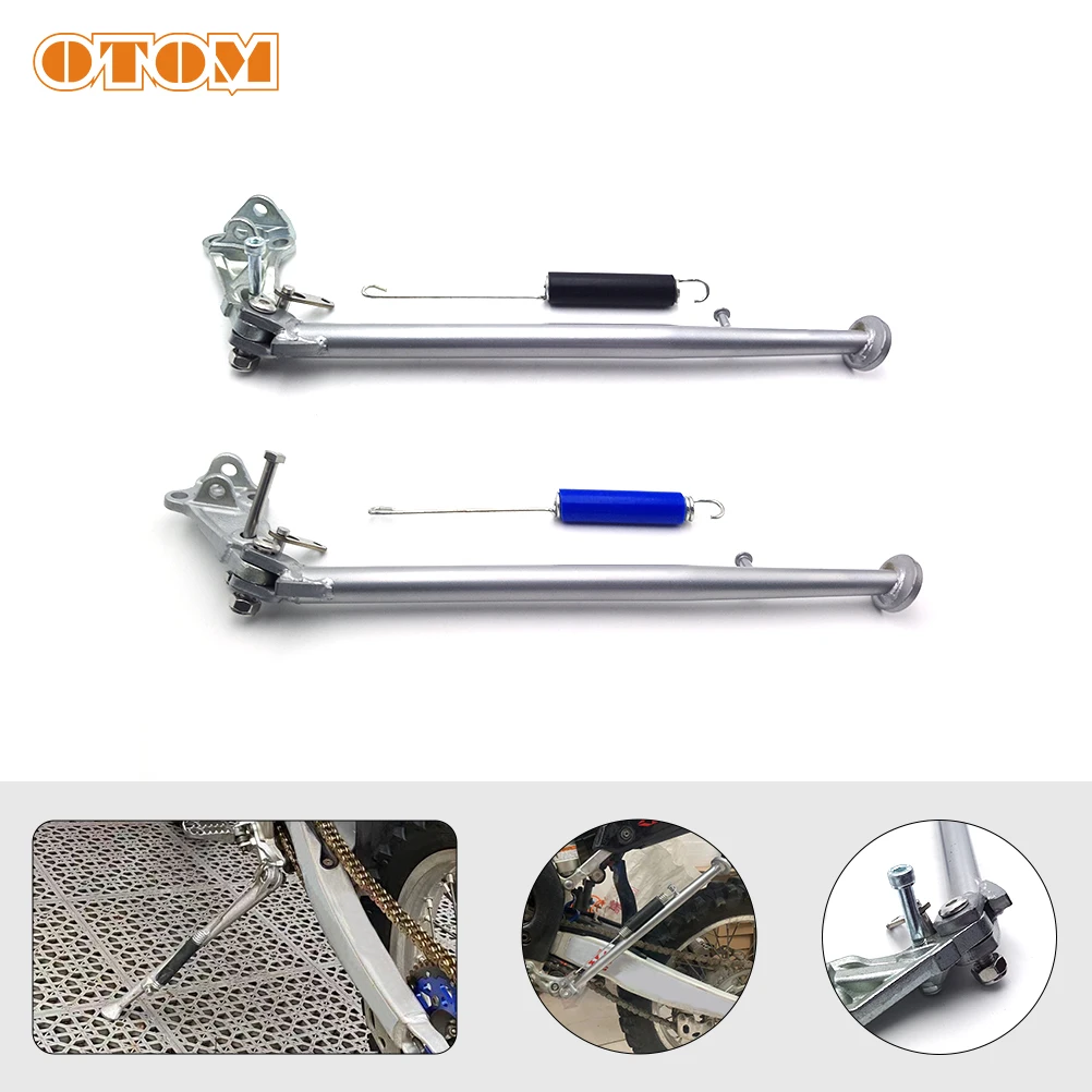 Motocross Adjustable Foot Bracket Kick Side Stand Durable Corrosion Resistant Parking Racks Motorcycle Accessories For YAMAHA YZ