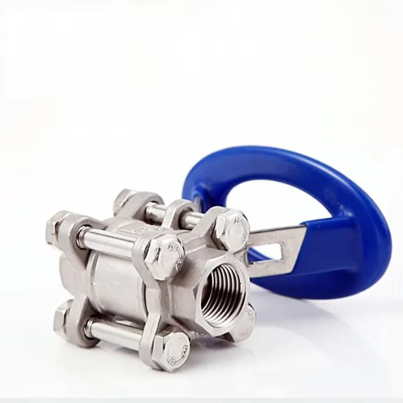 

Two-Piece/Three-Piece Stainless Steel Oval Ball Valve – Equipped with Round Handle
