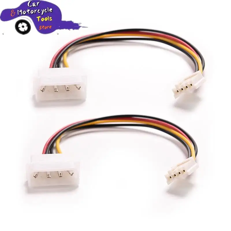 4 Pin Molex IDE Male To 4P ATA Female Power Supply Cable To Floppy Drive Adapter Computer PC Floppy Drive Connector Cord PSU 1PC