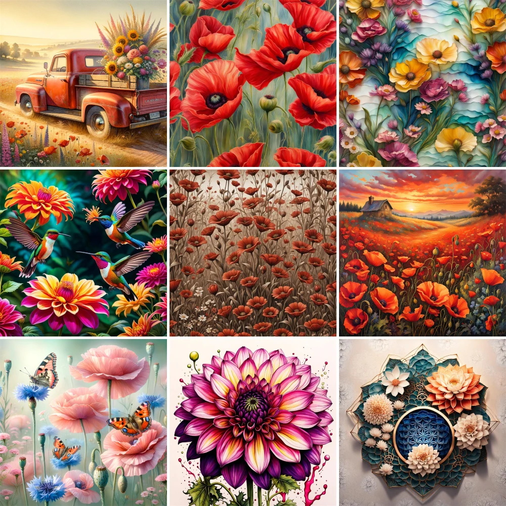 Flowers Poppy Dahil… - image