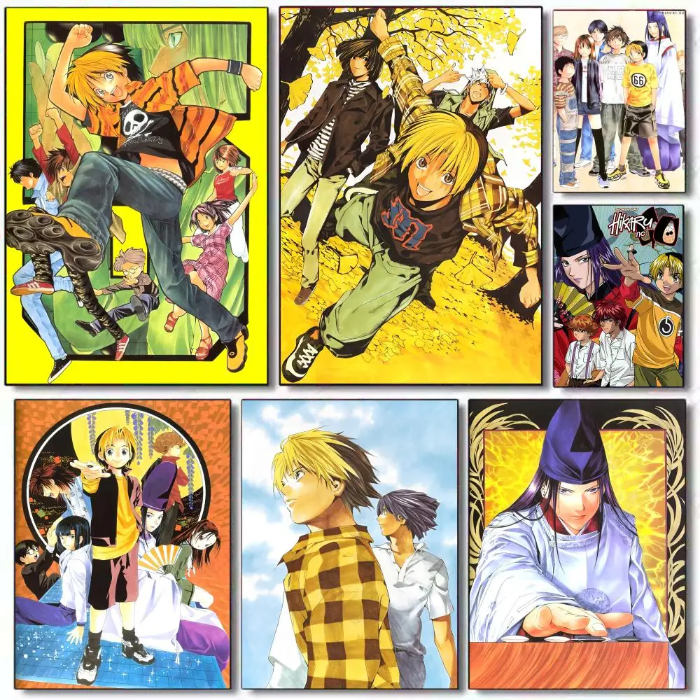 

Painting Calligraphy Canvas Poster: Crease Free Waterproof Durable All Space Wall Decor Japanese Anime H-Hikaru no Go