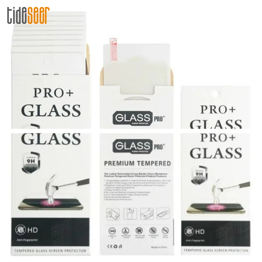 9H Tempered Glass Protective For iPhone 16 15 14 13 12 11 Pro Max X XS XR 6 7 8 Plus SE 2020 Screen Protector Film with Package
