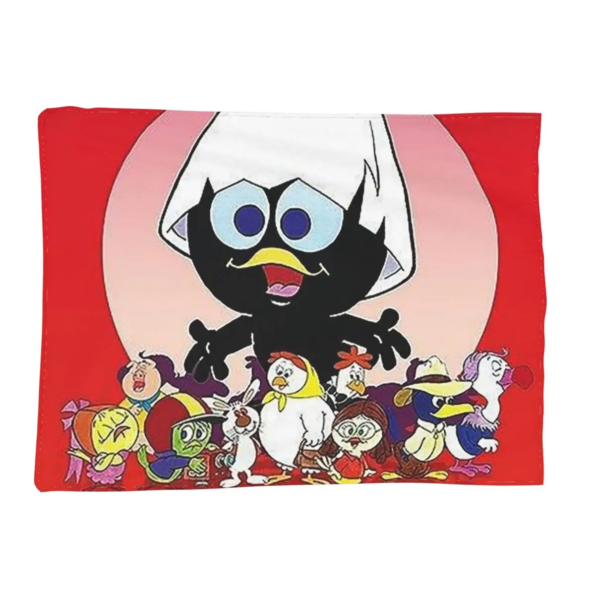 

Kawaii Calimero Chiken Cartoon Anime Blanket Soft Warm Flannel Throw Blanket Plush for Bed Living room Picnic Travel Home Sofa
