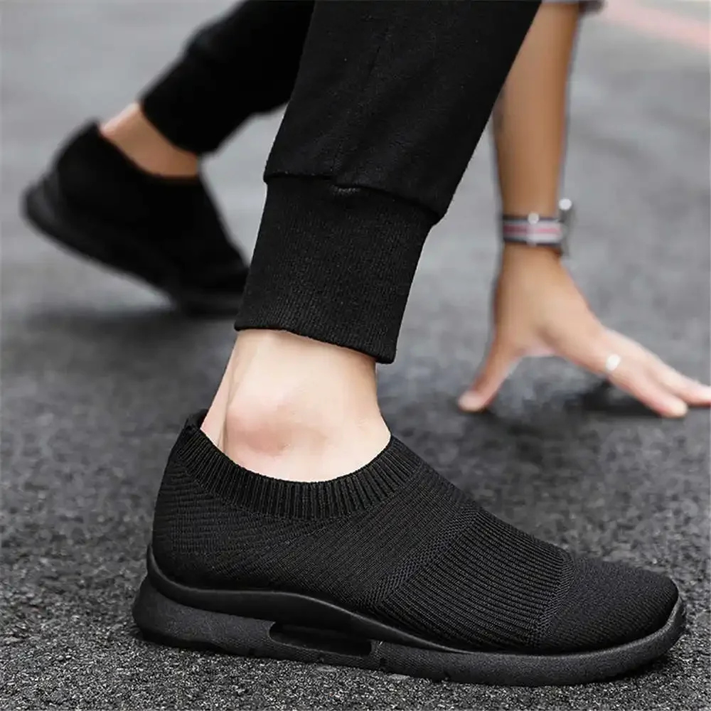 Size 42 Knitted Silver Shoes For Men Casual Brown Loafers Size 38 Men's Sneakers Sport Athletics Lofer School Advanced