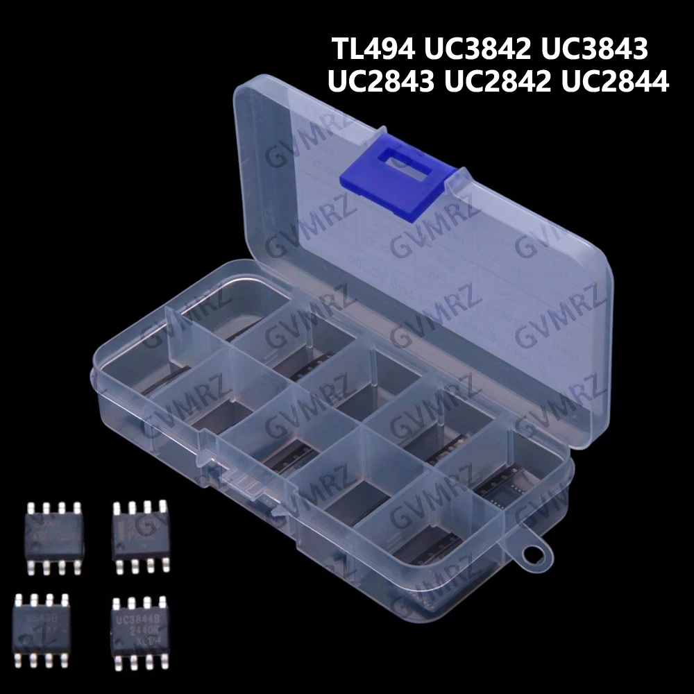 10Values TL494 UC3842 UC3843 ​​Each 3PCS UC2843 UC3844 UC3845 SG3525 SOP Power Chip UC2842 UC2844 UC2845 Component