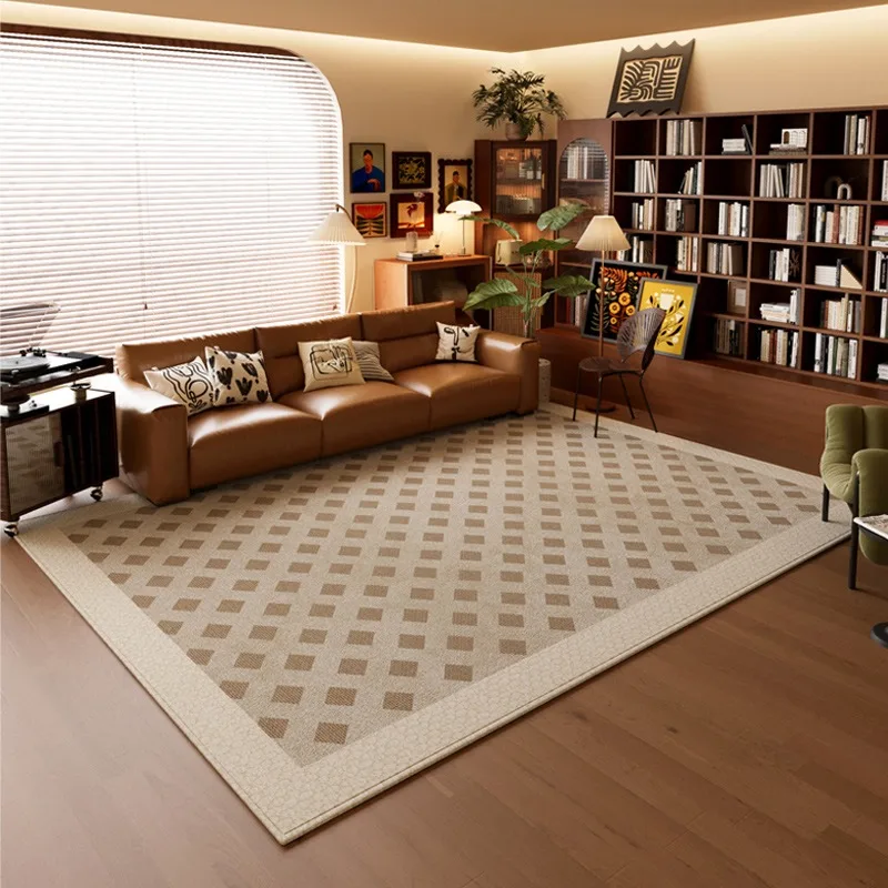 

Retro Large Area Carpets for Living Room Soft Short Plush Rugs for Bedroom Bedside Floor Mats 거실러그 대형 Alfombra Salón שטיח לסלון