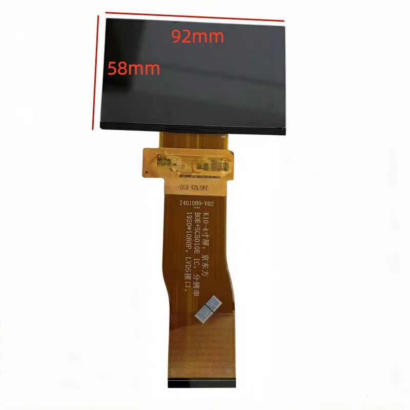 Original 4inch 92x58mm Z401080-V2 Projector Matrix Lcd Display Screen Polarized insulating glass