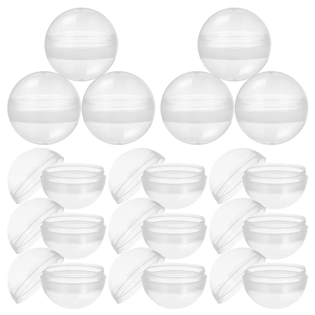 100 Pcs Fragrant Rod Coil Round Shell Wind Disk Flagpole Fillable Case Ball Transparent Accessories