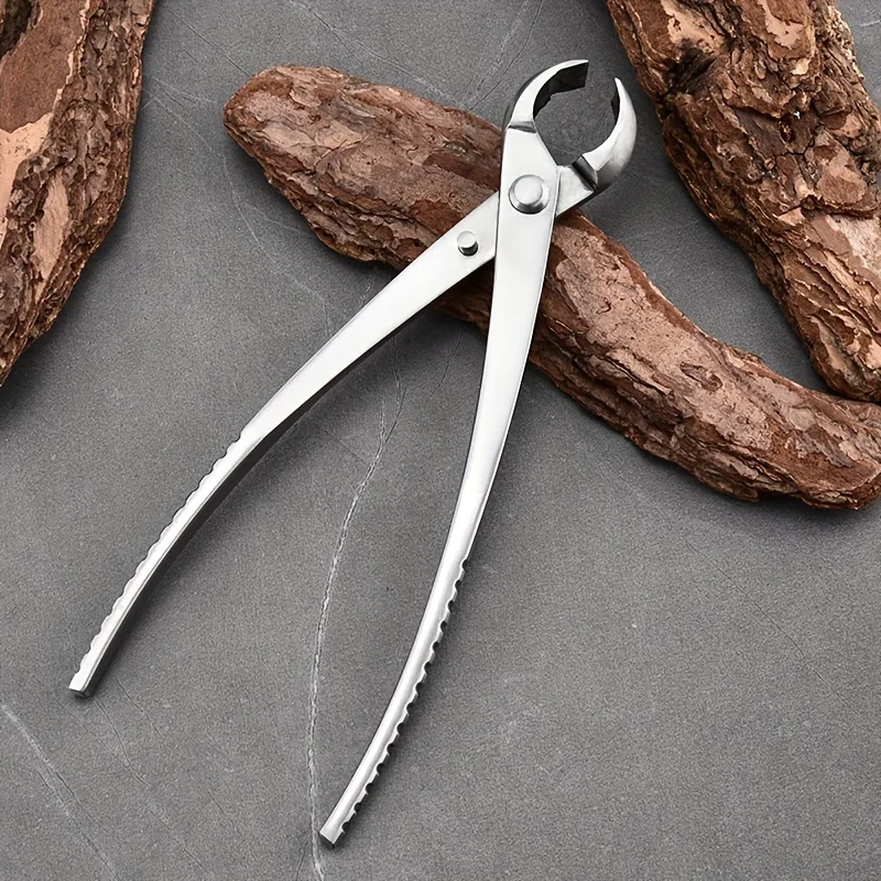 

420 stainless steel potted plant trimming shears, ball joint oblique cut pliers, professional bonsai pruning shears with ergonomic handles for precise root and branch cutting