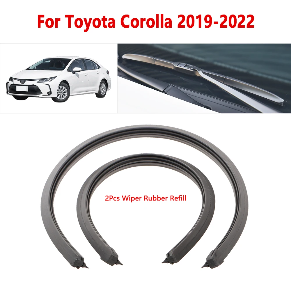 

Wiper Rubber Strip 14" 28" for Toyota Corolla 2019 2020 2021 2022 Car Wiper Refill Accessories 1Pair