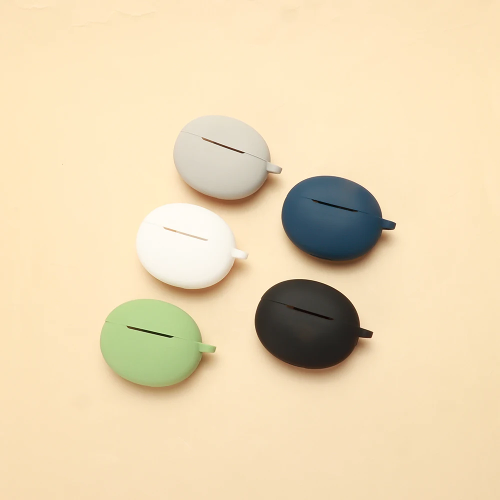 Silicone Case For OPPO Enco X4 Cases Full Edge Shockproof Protection Earphone Cover Headphone Box Protector With Carabiner