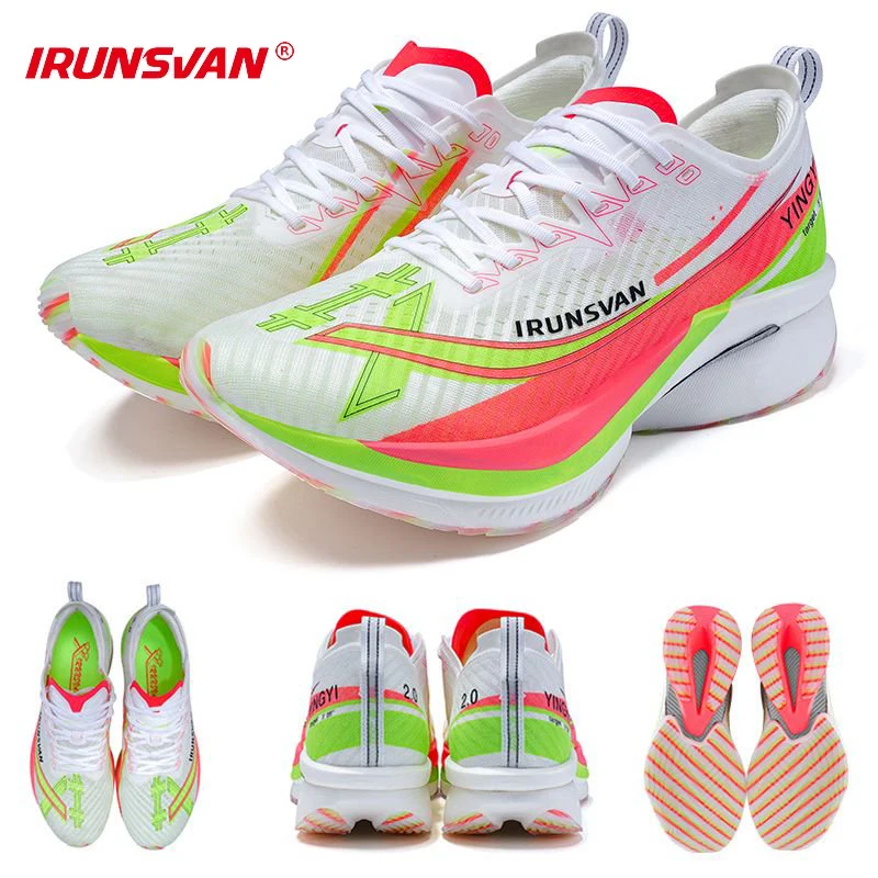 

2024 IRUNSVAN Shadow Wing 2.0 Carbon Sport Shoes Original Unisex Sneakers Outdoor Marathon Running Shoes Cushioned Rebound Shoes