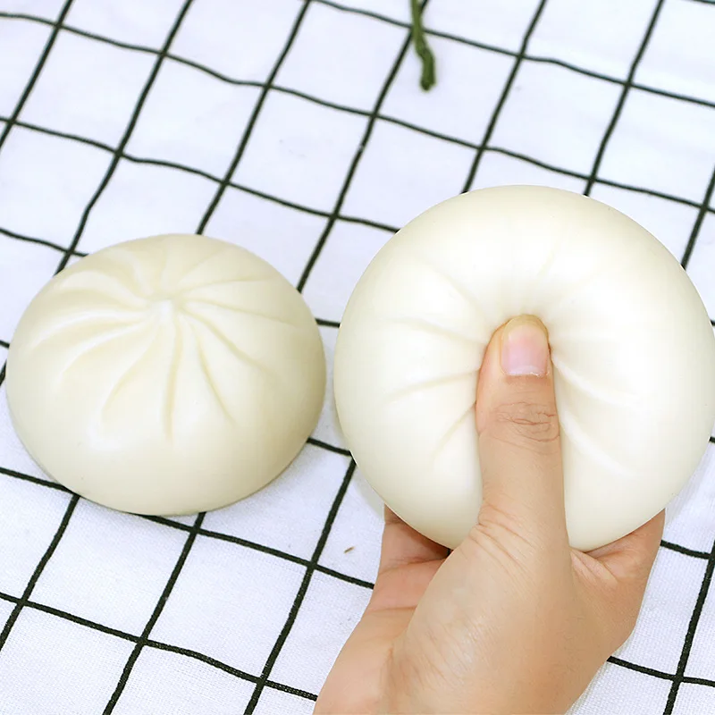Simulierte Cha Siu Bao niedlichen Essen spielen Dekompression gedämpften Brötchen Kneten Musik Dekompression Spielzeug