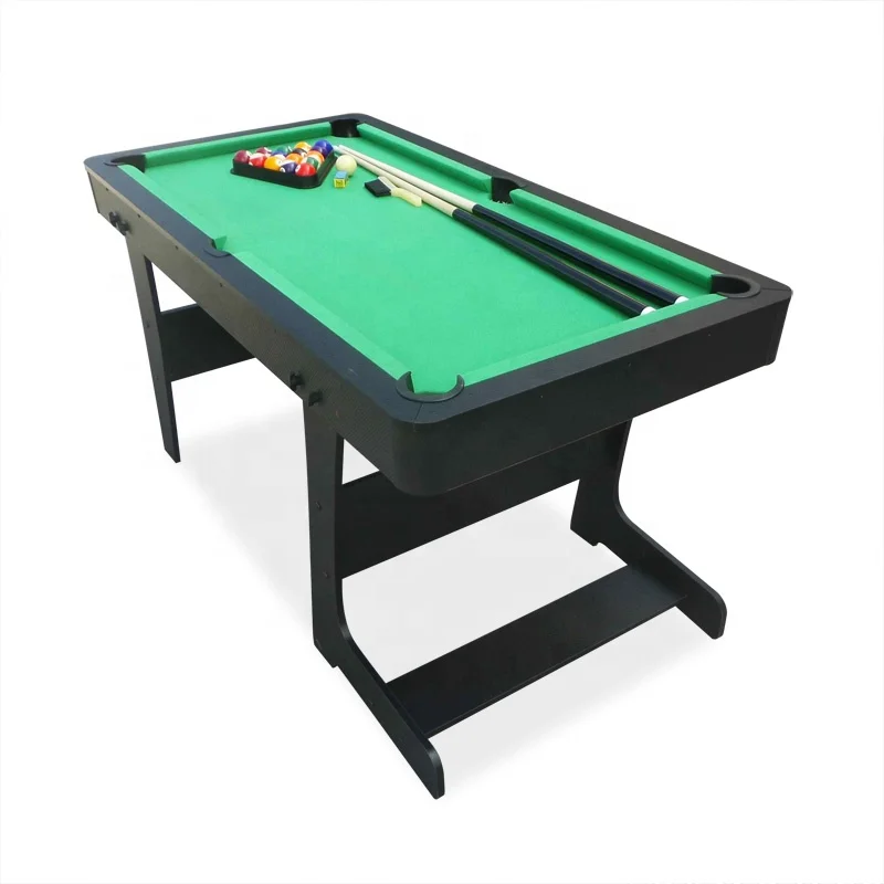 Factory-Made Customizable Multi-Color 5ft Folding Leg Easy-Store Foldable MDF Pool Snooker & Billiard Table Popular Design