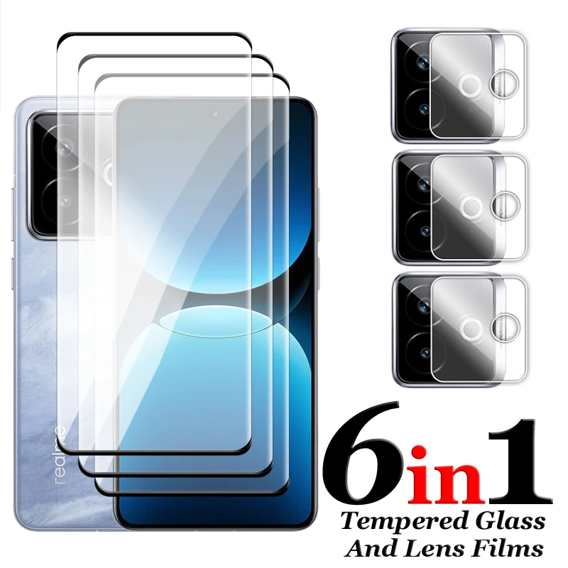 

For Realme GT7 Pro Racing Glass For Realme GT 7 Pro Racing Tempered Glass 6.78 inch Full Cover 3D Curved Screen Protector