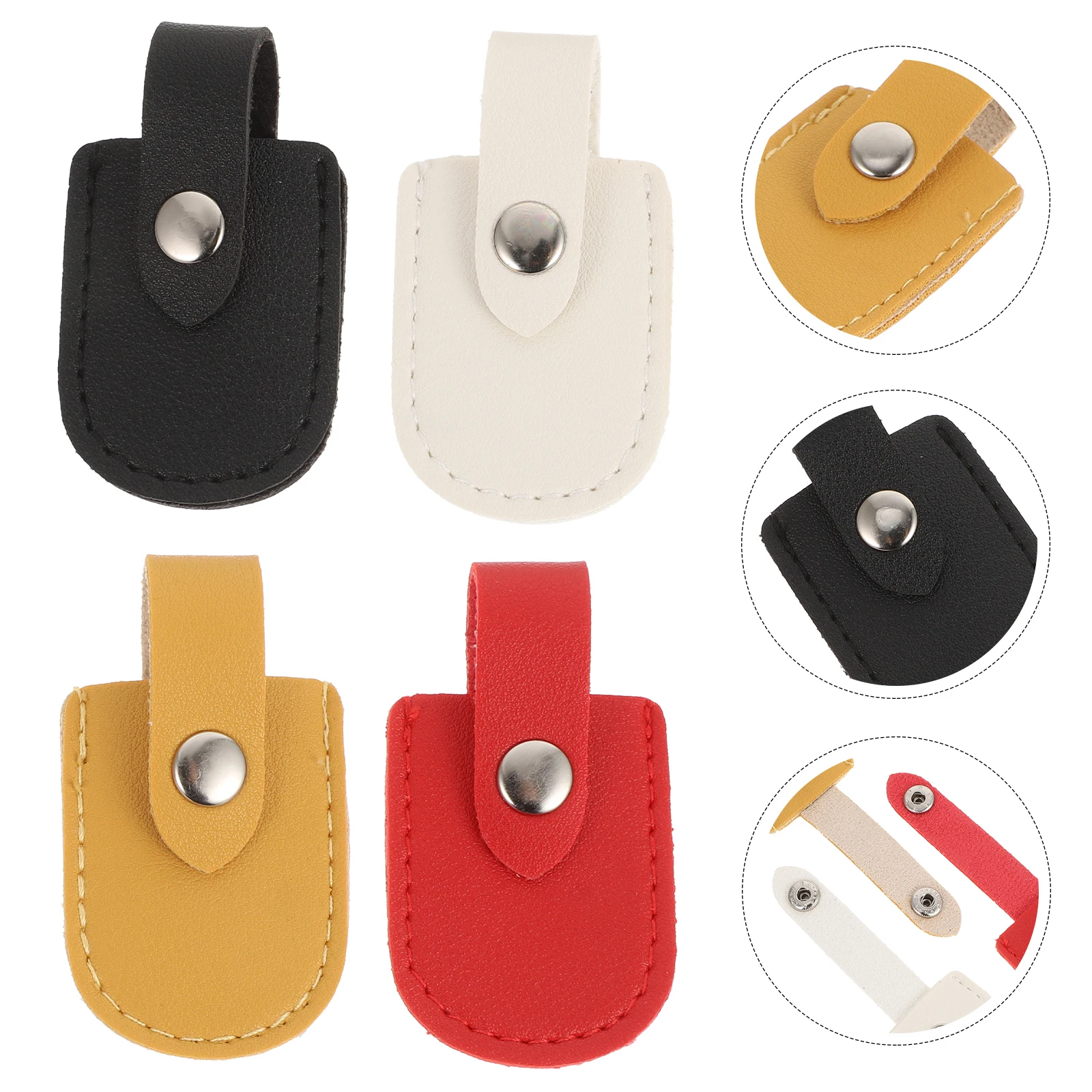 4 قطعة مقص أظافر يغطي بولي Material المواد حامل وقائي ل مقص مانيكير كيس التخزين حقيبة باديكير أداة مقص حامل حقيبة