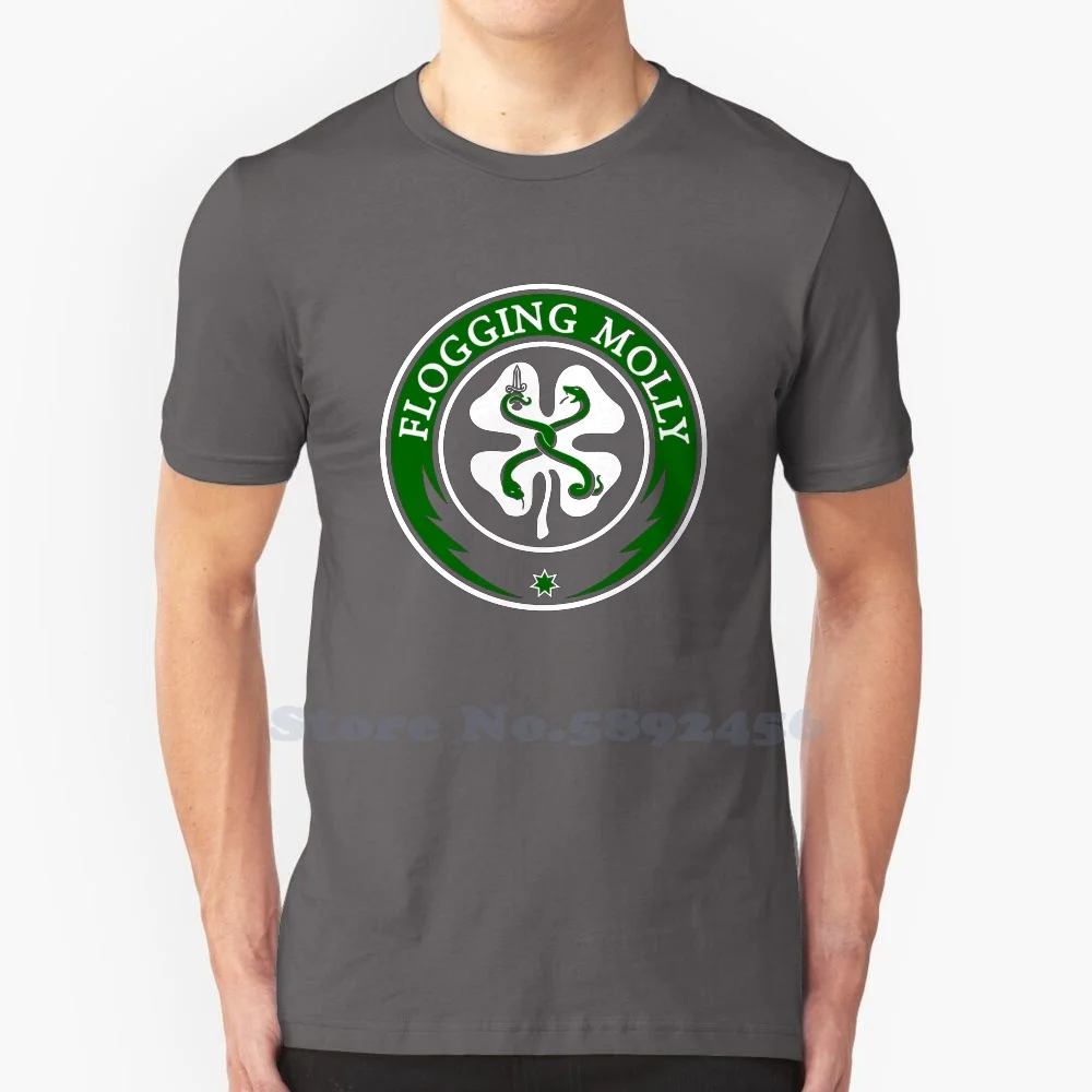 Official Merchandise Of Flogging Molly Music Punk Band 100% cotton T-Shirt Men And Women